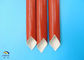 Flexible Flame Retardant Silicone Coated Fiberglass Sleeving / Expandable Tubing supplier