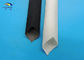 400 ℃ Flexible Black or White High Temperature Fiberglass Sleeving for Cables supplier