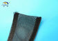 Fire Retardant Velcro Braided Expandable Sleeving Anti-aging Black supplier